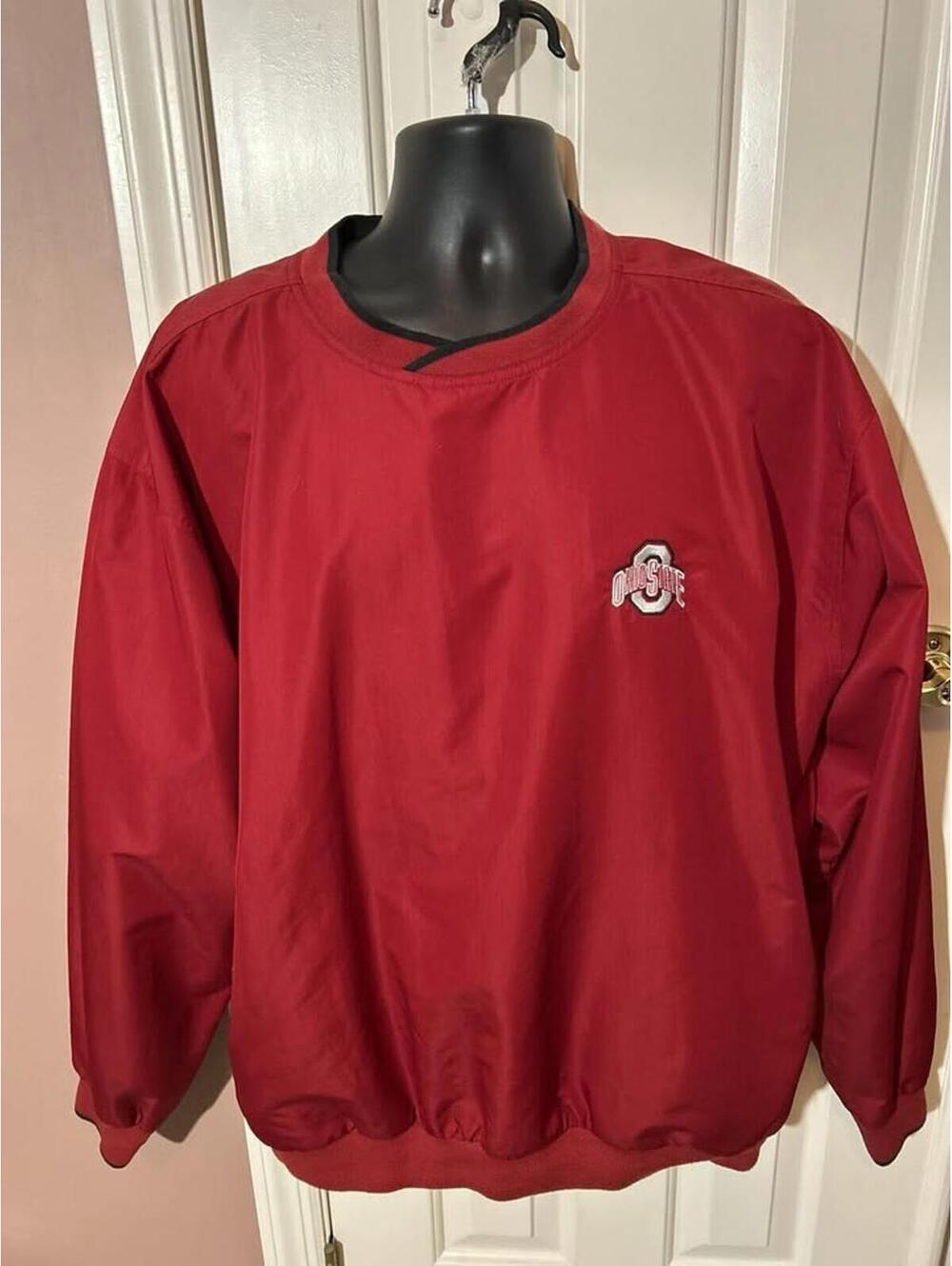 Cutter & Buck Ohio State Buckeyes Climaguard Pullover Mens XL